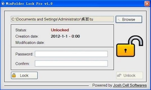 WinFolder Lock Pro