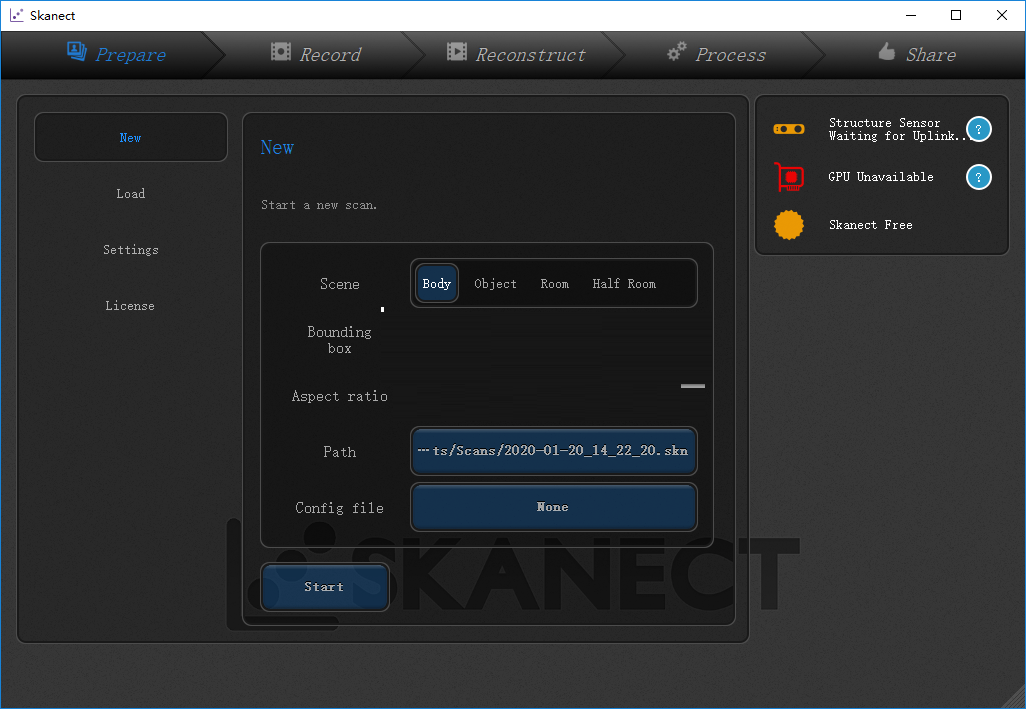 Skanect Pro