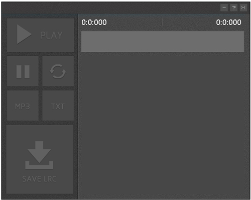 歌词制作器Lrcer