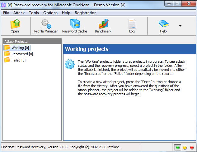 OneNote Password Recovery